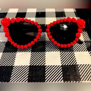 Red Rose Sunglasses